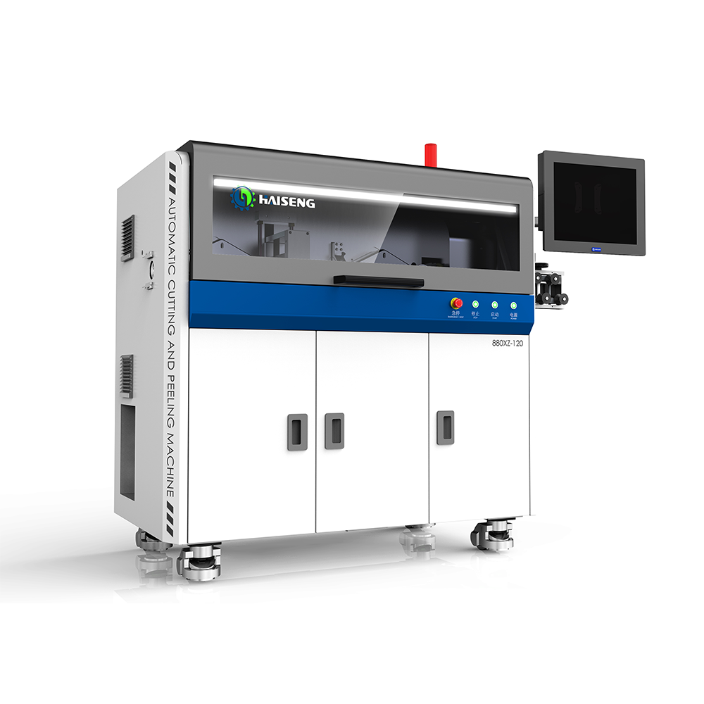 HS-880XZ-120 Fully Automatic Wire Cutting and Stripping Machine(Rotary Blade)