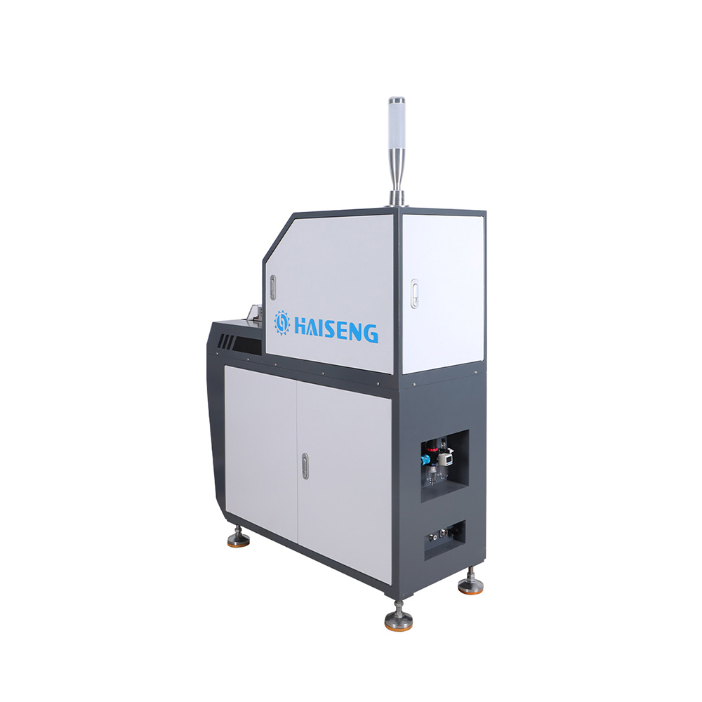 HS-QF120 Automatic Stripping, Cutting, Flipping and Brushing Shield Mesh Machine